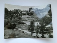 GRYBÓW - fragment miasta, widok na rzekę Biała - pocztówka z 1976