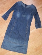 Jeansowa ołówkowa sukienka jeans Blueways M