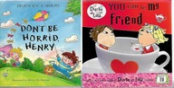 CHARLIE and LOLA, DONT BE HORRID, HENRY + PREZENT