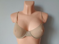 Śliczny biustonosz TCM UK 34B EUR 75B beżowy bezszwowy