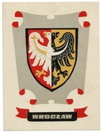 WROCŁAW HERB ORZEŁ HISTORIA MIASTA PRL