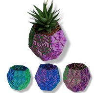 Doniczka Misiek_3d_pl 15 cm x 15 x 11 cm średnica 10 cm tworzywo sztuczne