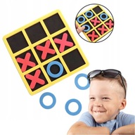 GRA PLANSZOWA PIANKOWA GRA KÓŁKO I KRZYŻYK PREZENT DLA DZIECKA