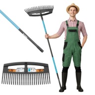 GRABIE DO LISCI METALOWE SOLIDNE DUZE CELLFAST Z TRZONKIEM LEKKIE 178X52CM