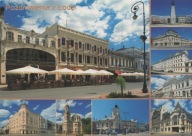 Pocztówka współczesna Łódź mozaika 9 obrazów Nr-6141