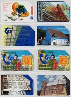 Zestaw 15 Karty używane 8 szt. w stanie dobrym