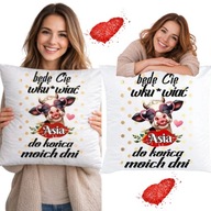 PODUSZKA PREZENT NA WALENTYNKI DLA NIEGO MĘŻA CHŁOPAKA PERSONALIZOWANA