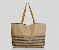 Yves Rocher błyszcząca torba z juty, na miasto i plażę.