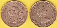 Jersey 2 Pence 1985 r.