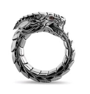 Sygnet Etniczny Nordycki Smok punk biker rock moto