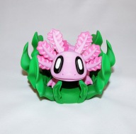 Axolotl Figurka 3D – Różowy Płaz w Zielonych Wodorostach! Multivers3D