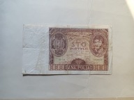 Stary banknot 100 zł, - 1934 r