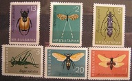 Bułgaria - Mi 1446/51 - Insekty