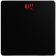 WAGA ŁAZIENKOWA ELEKTRONICZNA SZKLANA DOKŁADNA PRECYZYJNA CZARNA 150KG
