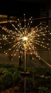LAMPA SOLARNA DEKORACJA OGRODOWA FAJERWERK WBIJANA