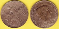 Francja 10 Centimes 1904 r.