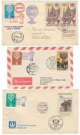Czechosłowacja 1968 Koperta x5 I-IV lot Balony wys