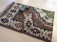 przedwojenny muzealny ogromy kilim z Wołynia