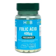 KWAS FOLIOWY 400 mcg 180 tab Folic acid