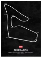 Plakat „Racing Tracks” – Minimalistyczny Plakat Torów Wyścigowych