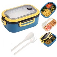 ŚNIADANIÓWKA POJEMNIK LUNCH BOX PUDEŁKO NA OBIAD ŚNIADANIE KANAPKI 1200ML