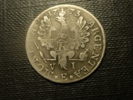 6 Groszy,1773 r.E,Królewiec.