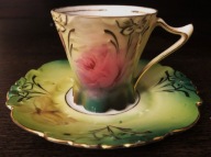 Wyciskane żonkile RS Prussia filiżanka rok 1890-1900