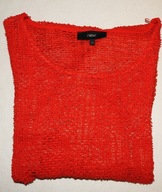 L603_CZERWONA BLUZKA DAMSKA /oversiz/ R 50/52
