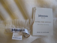 JOHNSTONS ogromny szal paszmina 100% EXTRAFINE MERINO (NOWY z metką)