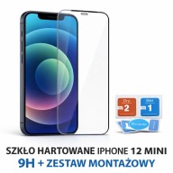Szkło Hartowane iPhone 12 mini 9H Ochrona Ekranu + Zestaw Montażowy
