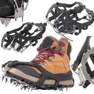 2x RACZKI NA BUTY ŁAŃCUCHY KOLCE ANTYPOŚLIZGOWE NA ŚNIEG LÓD 38-45 W GÓRY