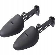 Czarne regulowane prawidła do butów 39-46, plastikowe, 1 para