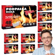 PODPAŁKA DO GRILLA KOMINKA ROZPAŁKA BIAŁA TYTAN 480SZT PROMO