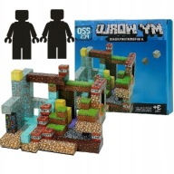 KLOCKI MAGNETYCZNE KLOCKI SZEŚCIANY 220 KLOCKÓW W TYM 2 FIGURKI GIGANTYCZNY