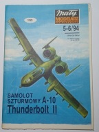 Amerykański samolot szturmowy "THUNDERBOLT II" 1:33 Mały Modelarz nr 5-6/94