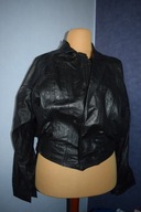 Kurtka skórzana czarna męska ramoneska vintage _XL