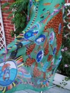 apaszka chusta chustka szal pareo boho folk 200cm
