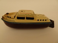 Metalowa łódź zabawka, Czechosłowacja Igla, retro, vintage