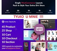 Divi WooCommerce Products Shop Checkout Layouts