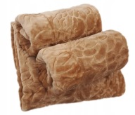 Komplet narzut Elway akryl 160 cm x 210 cm beżowy