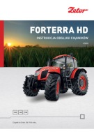 Zetor Forterra HD 130, 140, 150 - instrukcja obsługi ciągników PL (2015)