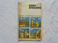 Góry Stołowe mapa turystyczna 1985 r.