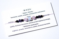 Bransoletka znak zodiaku Waga naturalne kamienie