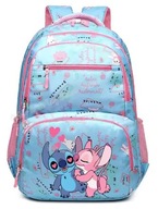 Plecak Tornister Stitch&Lilo Stitch duży wygodny młodzieżowy - błękit