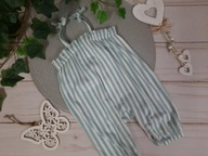 M&S śliczne ogrodniczki 62cm 0-3mies