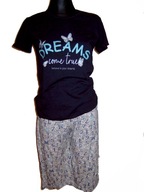 PIŻAMA młodzieżowa spodnie 3/4 r. XL 100% cotton