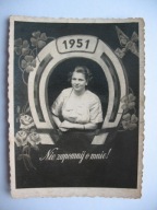 NIE ZAPOMNIJ O MNIE DZIEWCZYNA stare FOTO 1951 r.