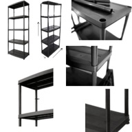 REGAŁ PLASTIKOWY 180x74x40 CM MAX 50KG NA PÓŁKĘ DO SPIŻARNI GARAŻU PIWNICY