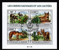 Burundi . Znaczki pocztowe / Blok ( Flora - kaktus / fauna ) 2013 r.