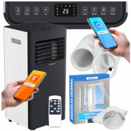 KLIMATYZATOR PRZENOŚNY POKOJOWY BIUROWY DUO 3kW WiFi 30m2 CICHY WYDAJNY